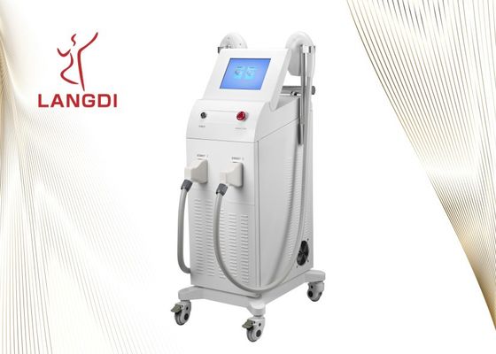 8,0 Duimlcd Ipl Shr Machines van de het Haarverwijdering van de Pijn de Vrije Laser met 2 Handvatten