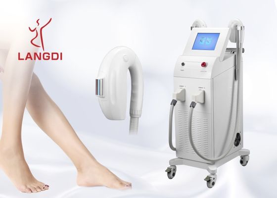 2 Machine van de het Haarverwijdering van Handpieces de Pijnloze Ipl Shr voor Schoonheidssalon