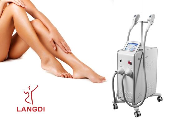 2 Handpieces OPTEERT de Technologie van de de DIODElaser van SHR IPL+ voor Haarverwijdering/Huidverjonging